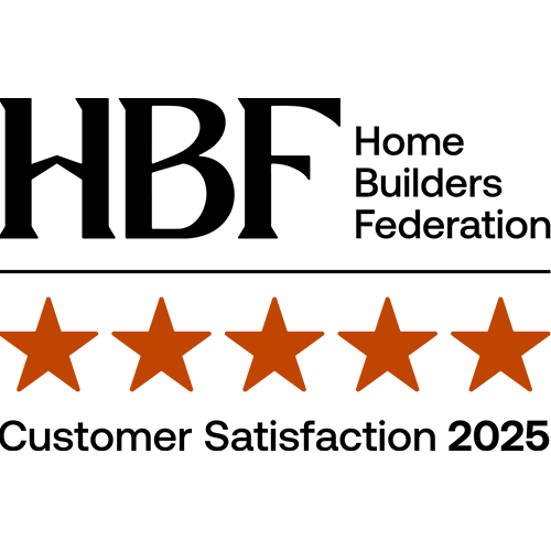 HBF 5 Star Customer Satisfaction Award Logo 2025